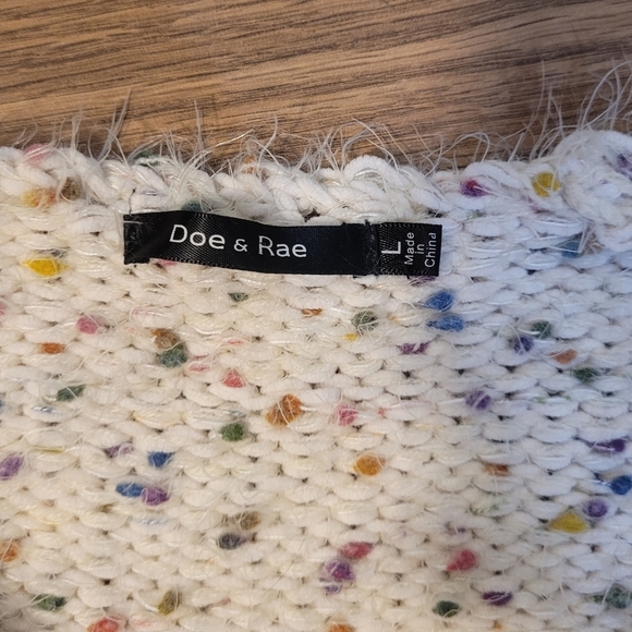 Cozy and Colorful Speckled Knit Sweater by Doe & Rae - Picture 2 of 12